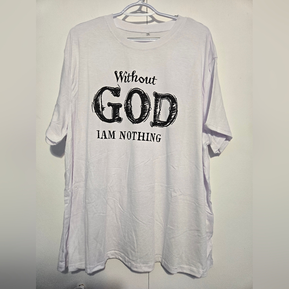 Inspirational White Graphic Women's Tee